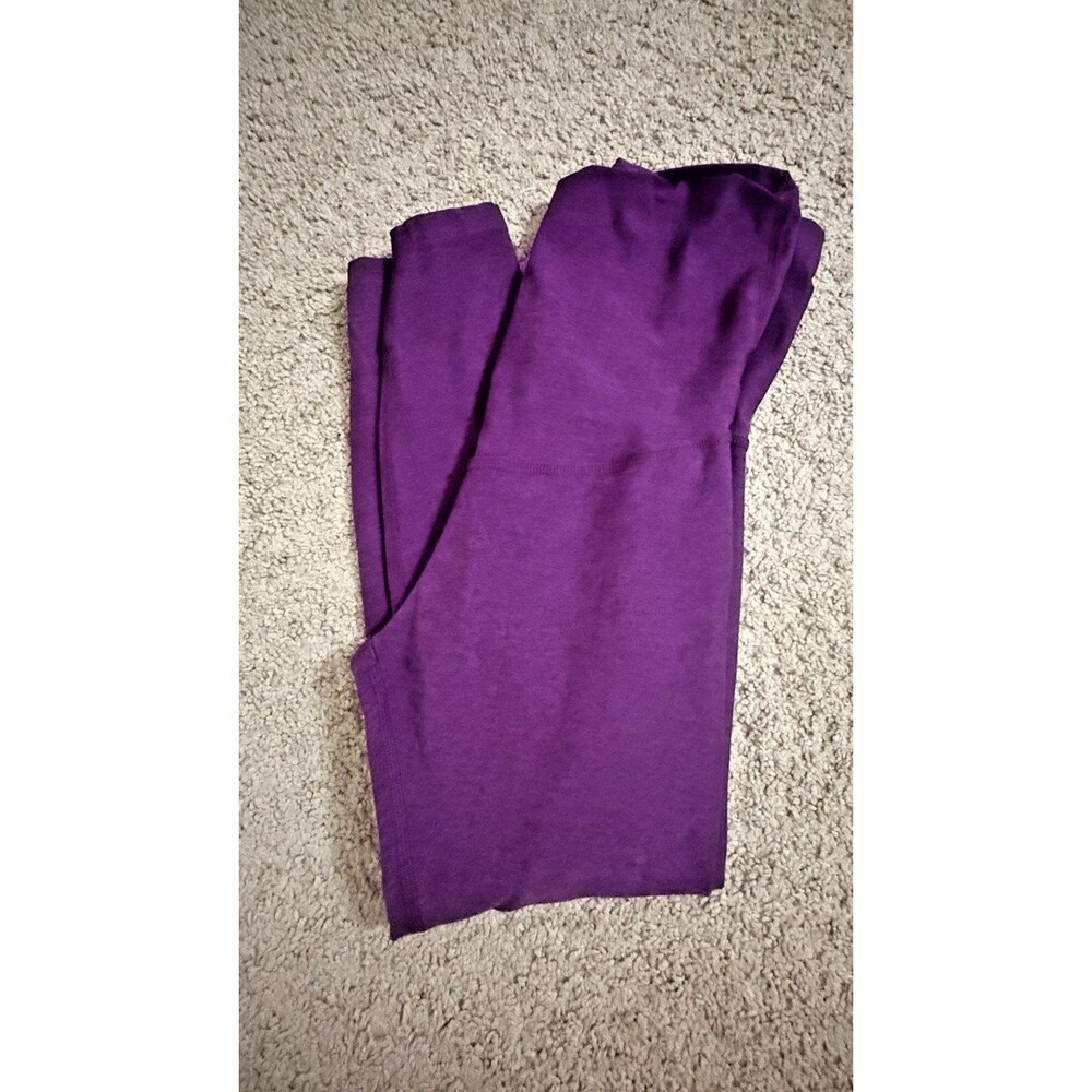 Beyond the Bump Purple Maternity Leggings - Medium